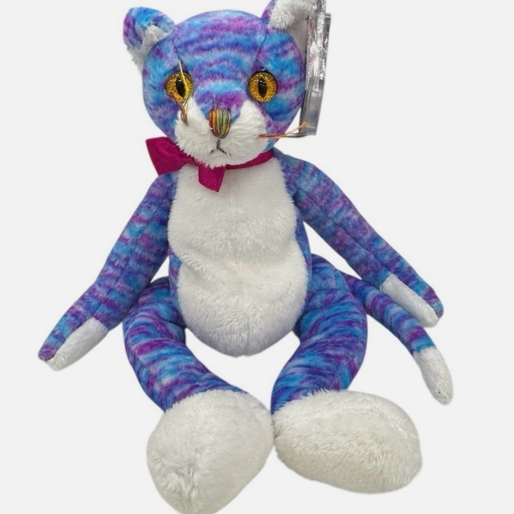 Ty Beanie Baby Kooky The Cat With Tag Retired DOB October 24th 2000